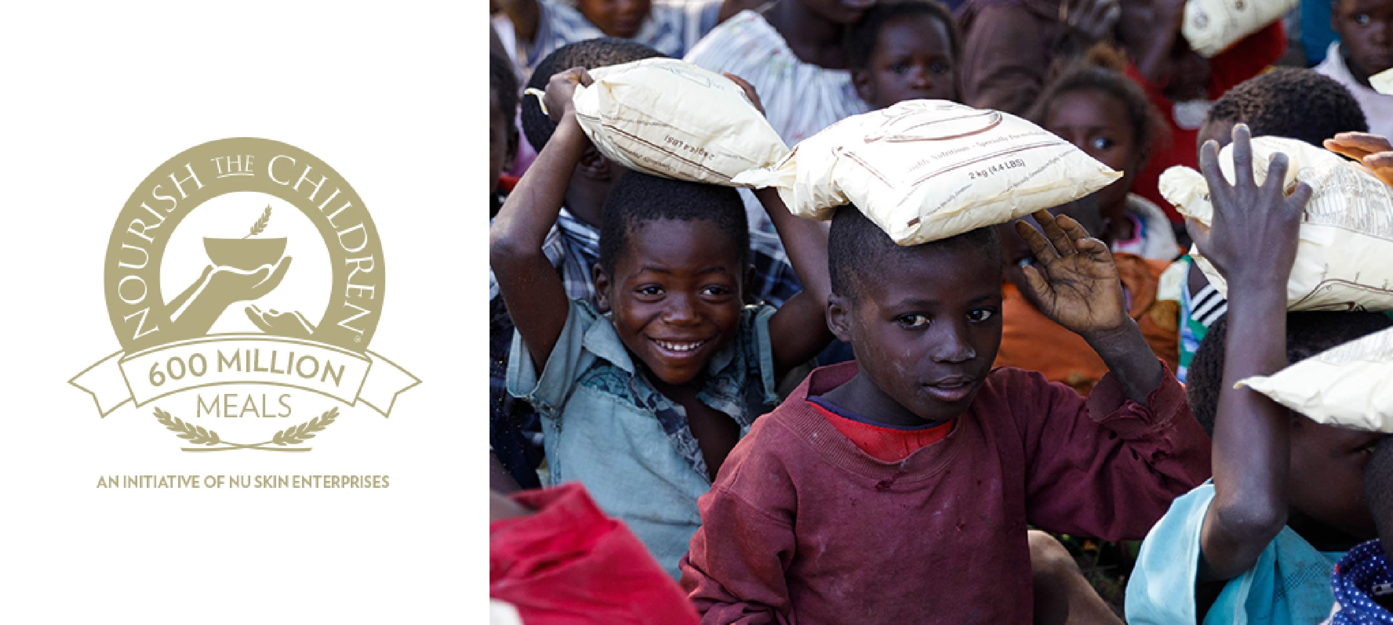 Nourish the Children – 600 Million Meals ビタミールの寄付が6億食を超えました！